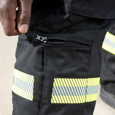 Optional (2) Lower Leg 3-D Pockets with Horizontal Zipper Top&nbsp;Closures