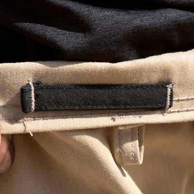 Concealed Suspender Loops